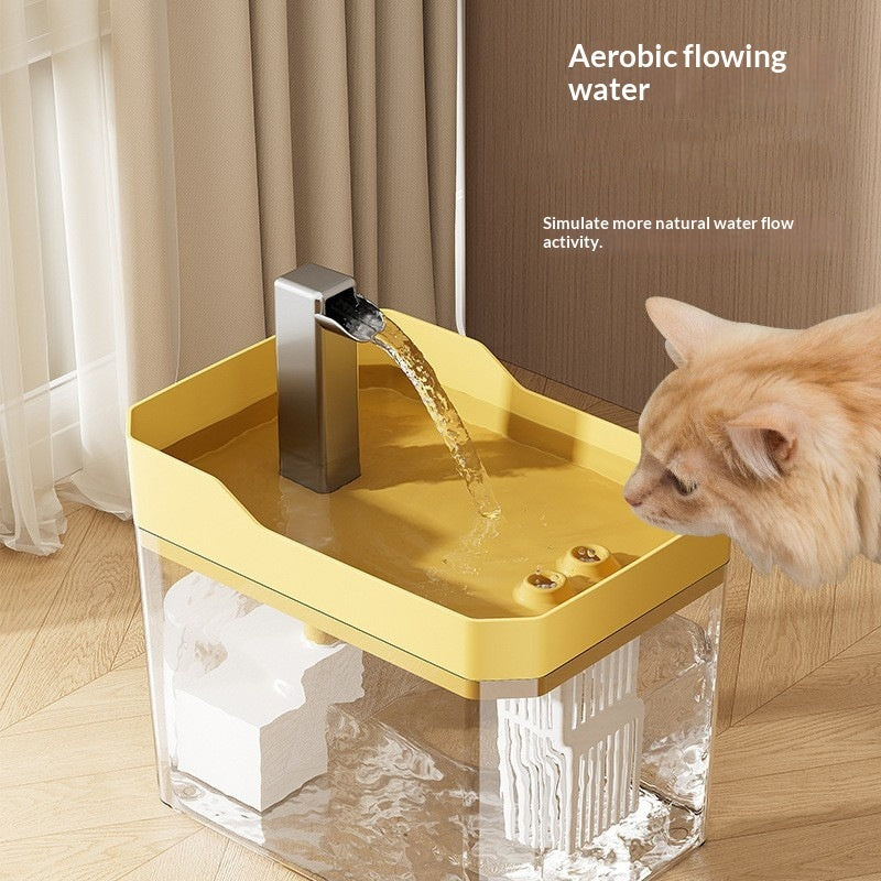 Fontaine à eau silencieuse pour chat